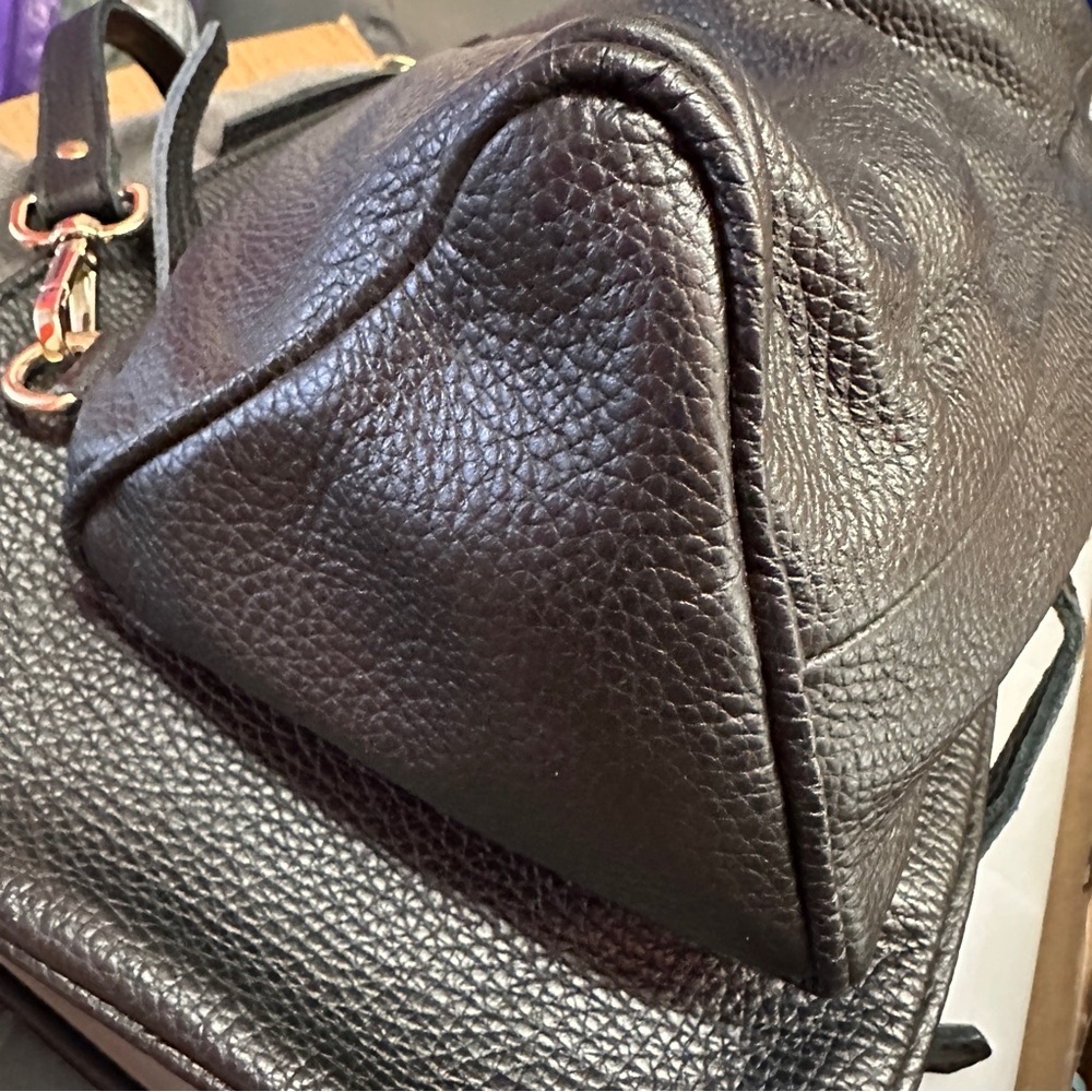 NWT Sevilla Smith Black Leather Crossbody Bag - Picture 12 of 16